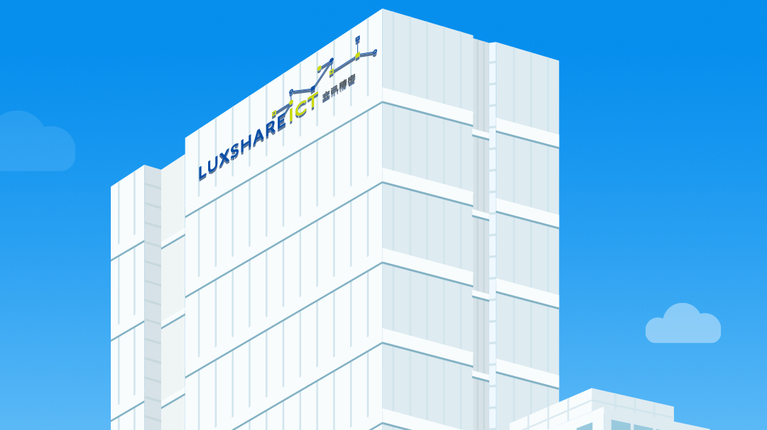 Tecknad bild av Luxshares kontor