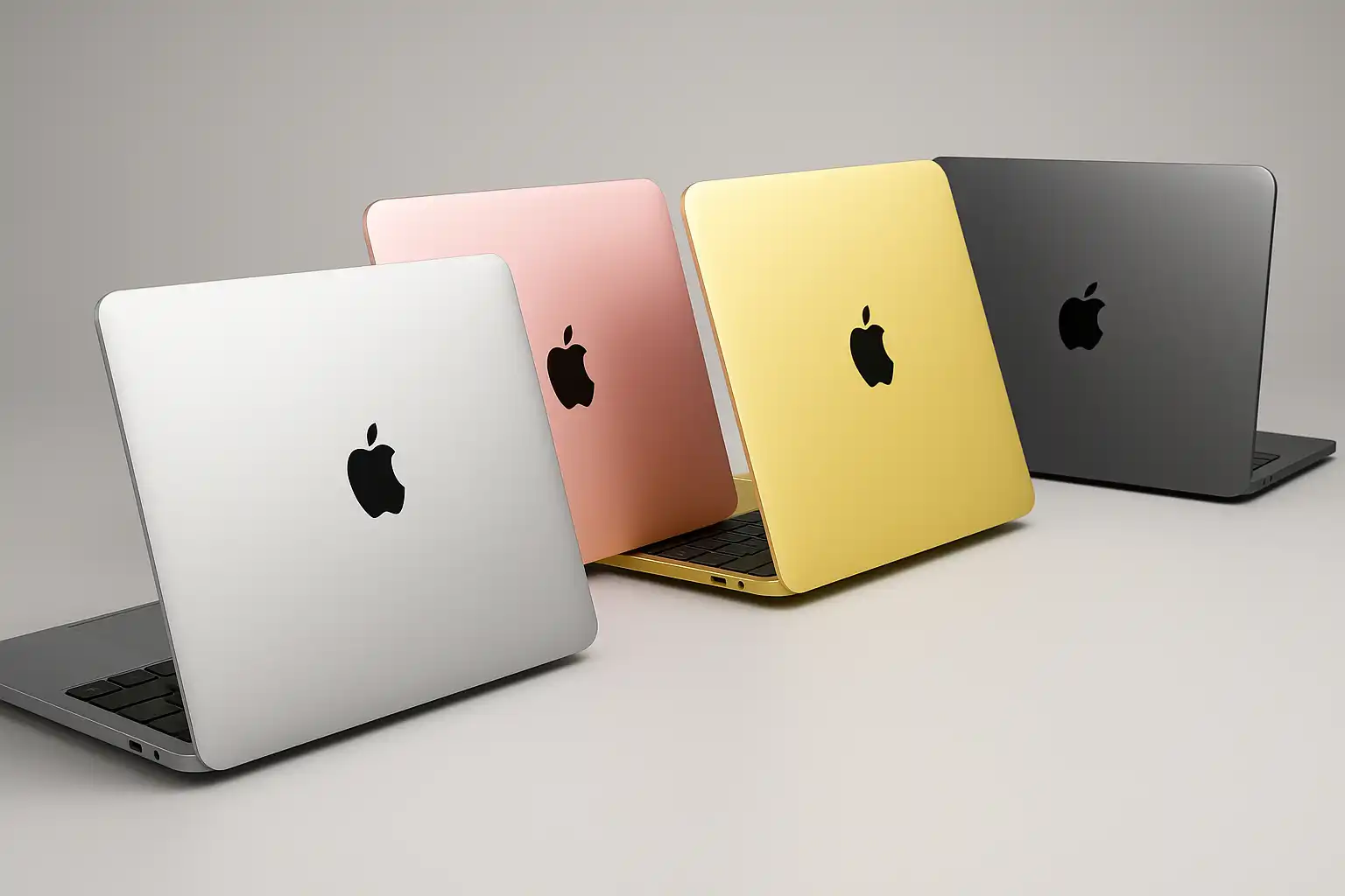 AI-genererad bild av kommande budget Macbook.