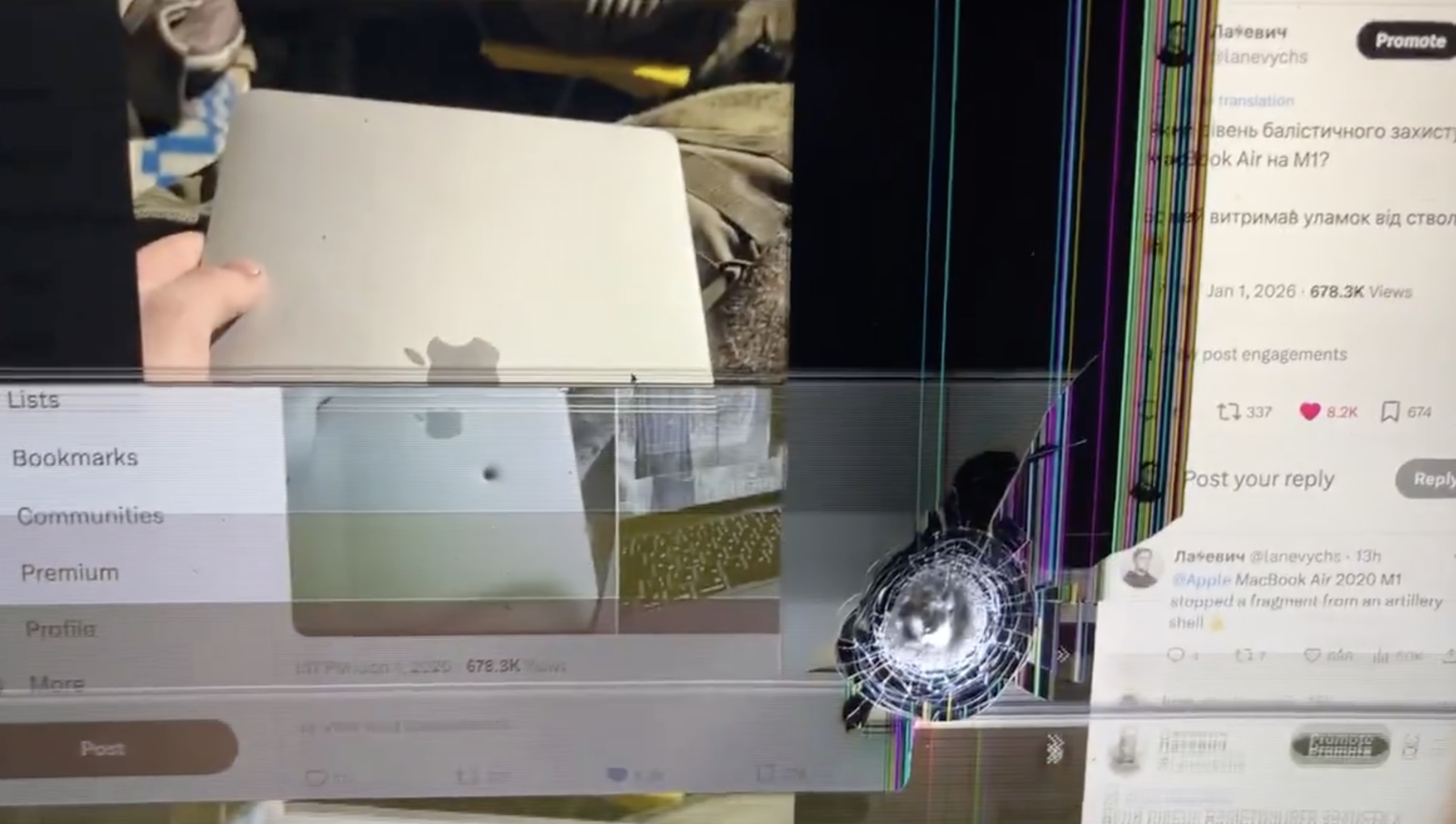 MacBook Air stoppade splitter