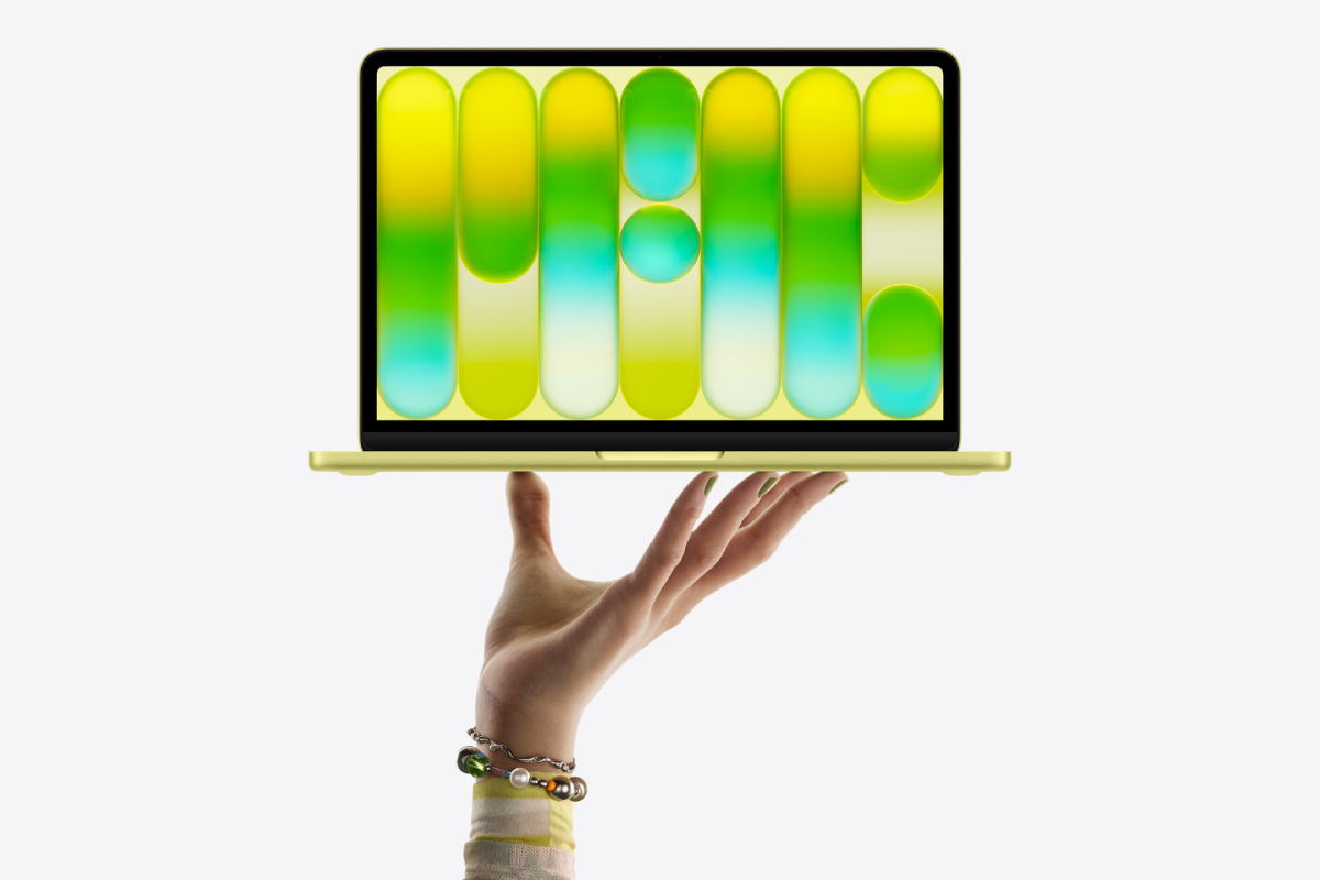 Macbook Neo limegrön