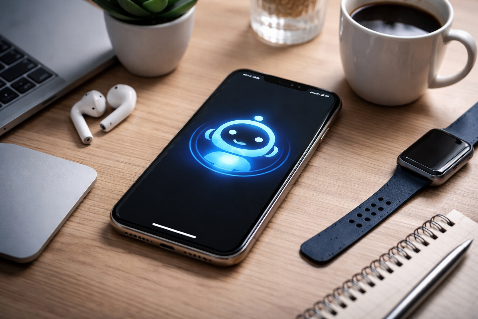 IPhone med en AI-assistent