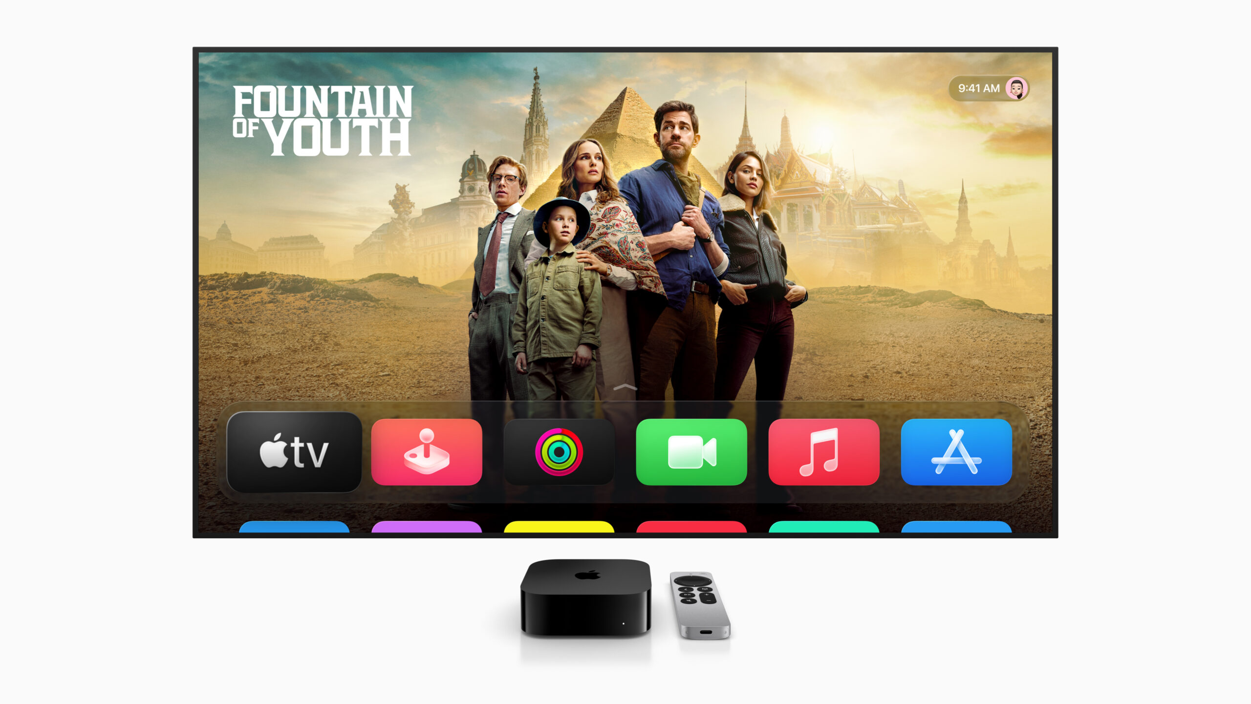 Apple TV 4K med fjärrkontroll